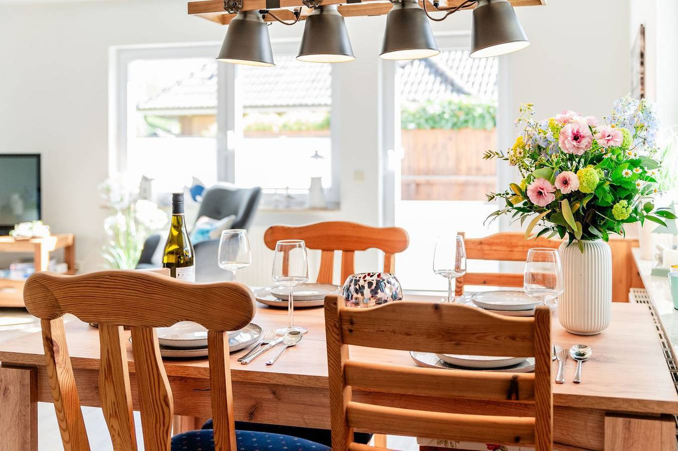 Mövennest Ferienwohnung in Ringsberg. Komfortabel wohnen mit Garten und Terrasse in Ringsberg, Flensburger Förde