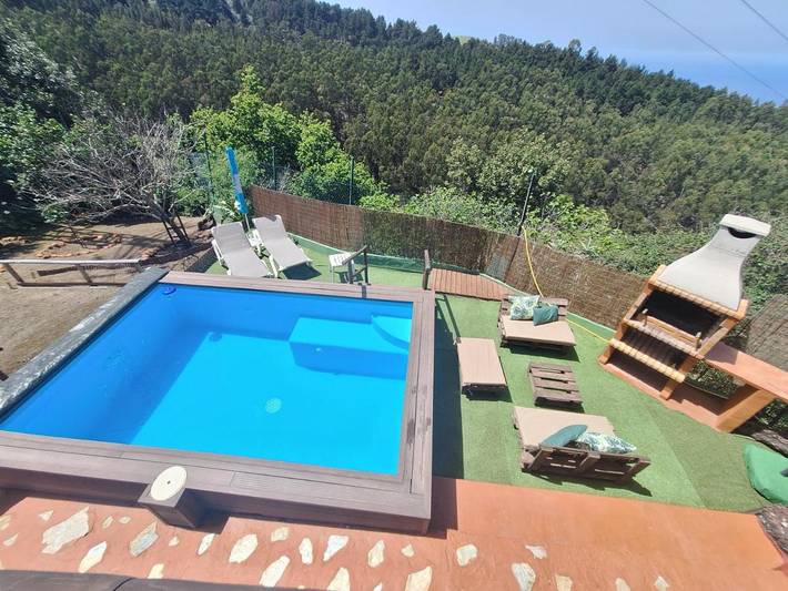Chalet para 6 personas, con vistas además de jardín y piscina, Se admiten mascotas en Gran Canaria