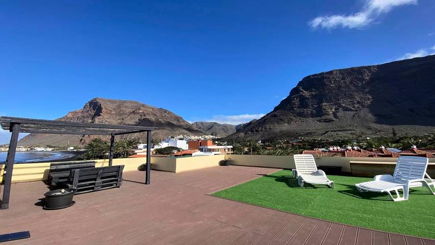 Chalet para 6 personas, con jardín en La Gomera