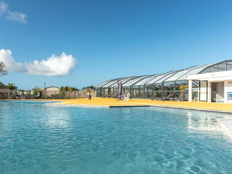 Camping les Chardons Bleus de la Turballe - Mobilhome 6 personnes - Comfort | 3 Ch. | 6 Pers. | Terrasse surélevée | Clim. in La Turballe, Côte d'Amour