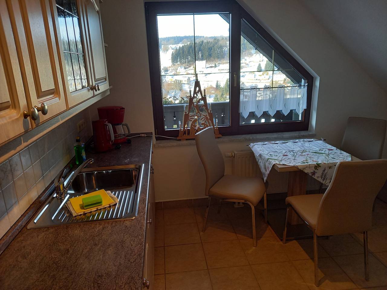 Ganze Wohnung, Ferienhaus Bergblick Zweiraum-Ferienwohnung-Obere Etage in Pobershau, Marienberg