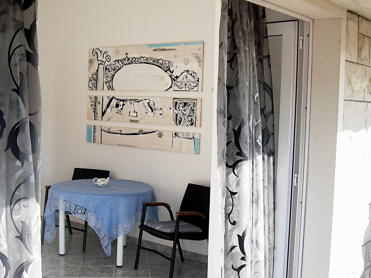 Geheel appartement, Vakantieappartement voor 2 personen met balkon/terras in Okrug Gornji, Čiovo