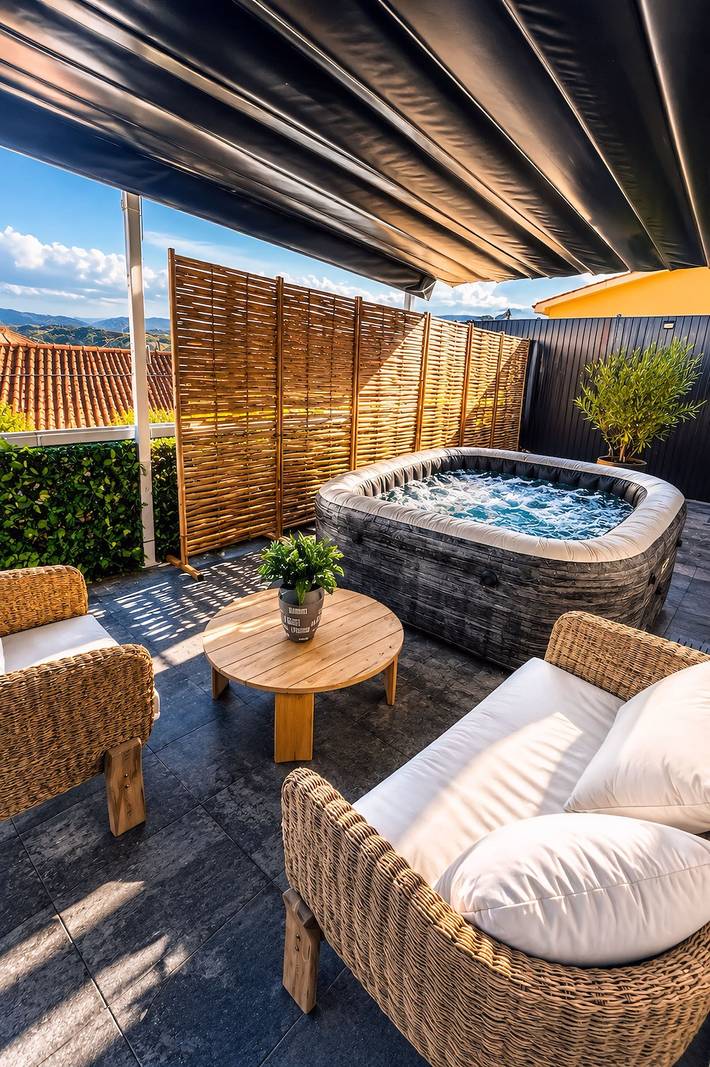 Casa de férias para 6 pessoas, com Varanda e Jacuzzi