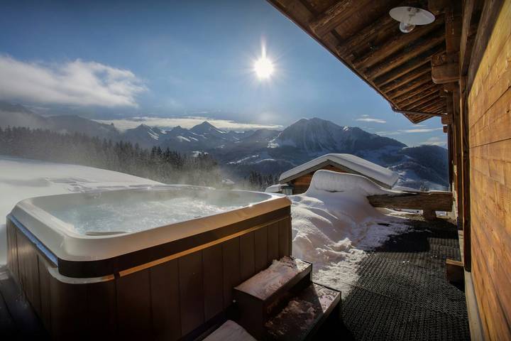 Chalet pour 8 personnes, avec Balcon et Jacuzzi ainsi que Terrasse et Jardin à Manigod - 4