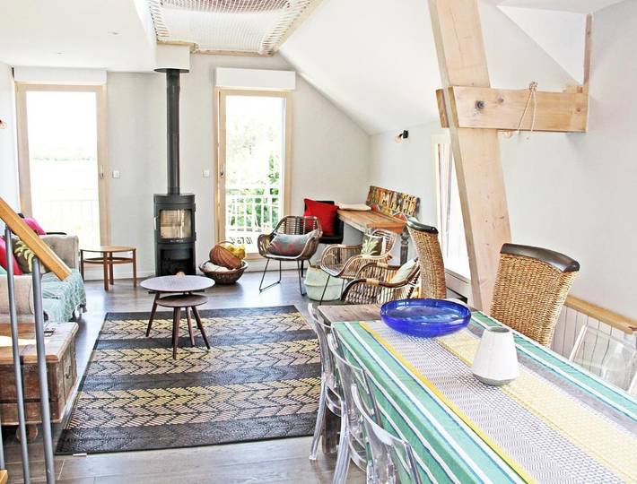 Chambre d’hôte pour 2 personnes, avec terrasse et vue ainsi que sauna et jardin, animaux acceptés