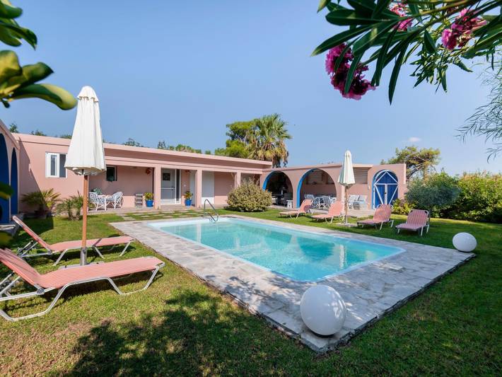 Ferienhaus für 9 Personen, mit Pool und Balkon sowie Garten in Afantou - 4