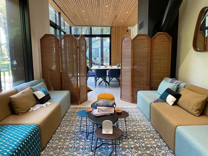 Lodge pour 12 personnes, avec Terrasse ainsi que Jardin et Vue
