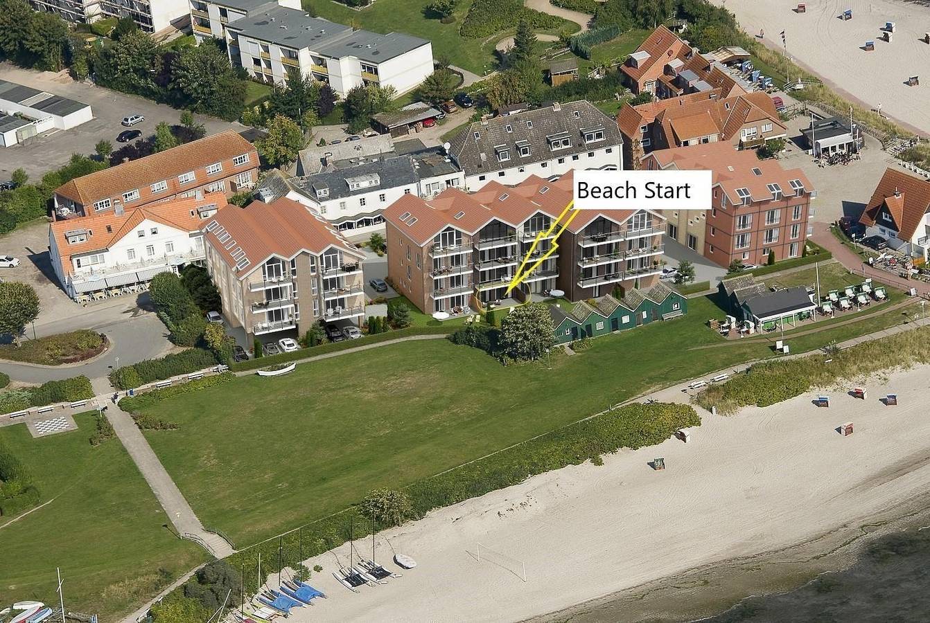 Ganze Ferienwohnung, Meeresblick "Beachstart" Haus 2, We 15 in Hohwacht Strand, Hohwacht