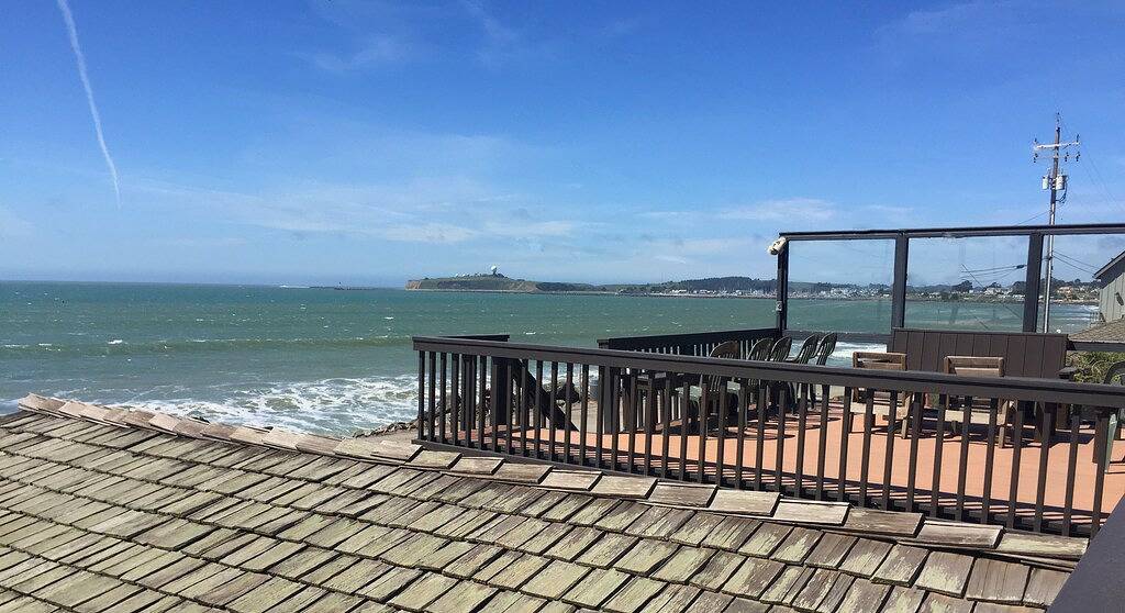 Miramar Beach oceanfront home w/ amazing deck views & just steps from the beach in Half Moon Bay, San Mateo County