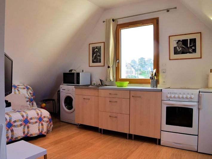 Maison de vacances pour 3 personnes, avec terrasse
