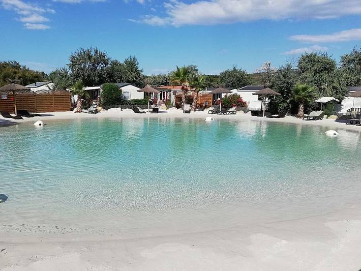 Camping Paradis Soleil d'Oc - Mobilhome 4 personas - Eco 2 Dormitorios 4 Personas Domingo in Les Ayguades, Narbona