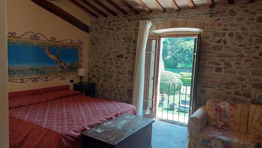 Maison de campagne pour 2 personnes, avec jardin et vue ainsi que piscine et sauna à Gubbio - 2