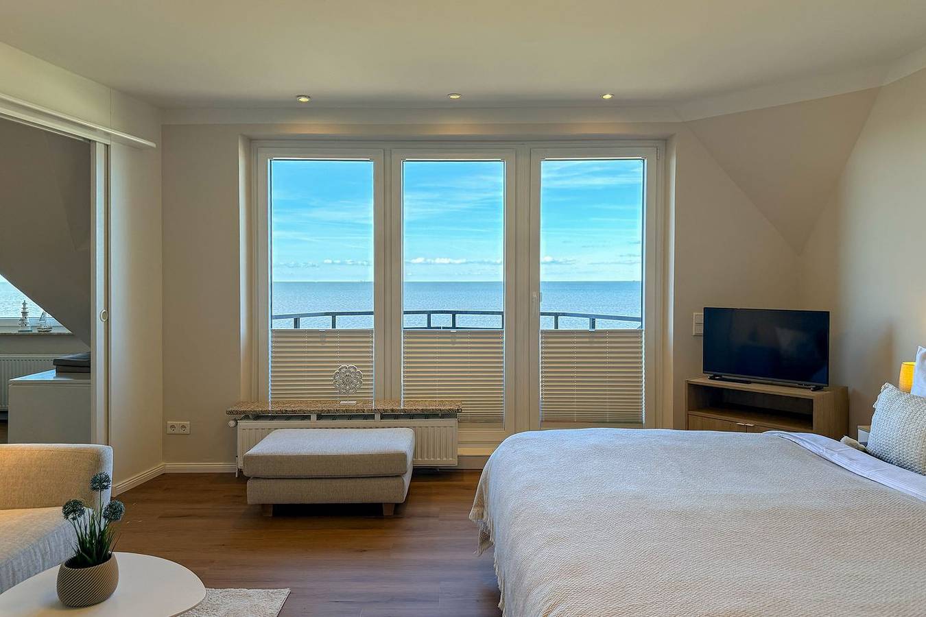 Ganze Wohnung, Ferienwohnung 35 mit Panorama-Meerblick, Residenz Meeresbrandung Duhnen in Duhnen, Cuxhaven