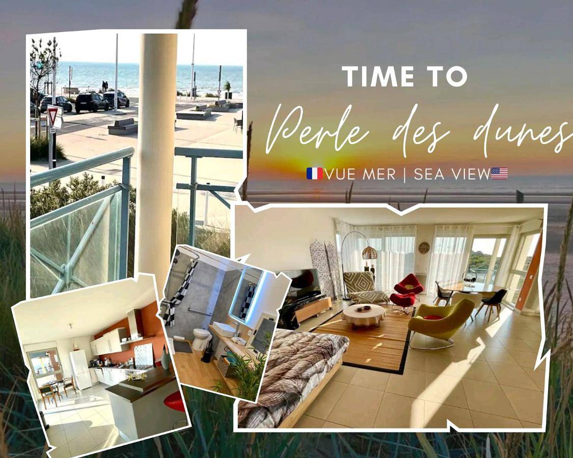 Appartement entier, La Perle des Dunes - Vue imprenable Mer & Dunes in Plage de Malo-les-Bains, Leffrinckoucke