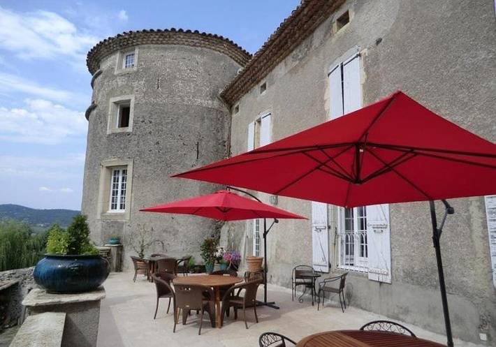 Chambre d’hôte pour 7 personnes, avec jardin ainsi que vue et piscine en Ardèche - 3