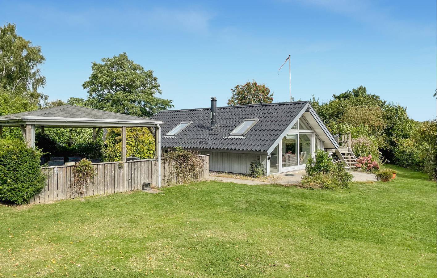 Feriehus for 5 personer med terrasse in Tranekær, Langeland