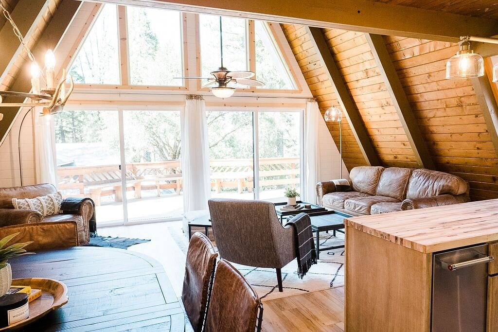 Gemütliche A Frame Cabin, Bass Lake, Ca. in Bass Lake