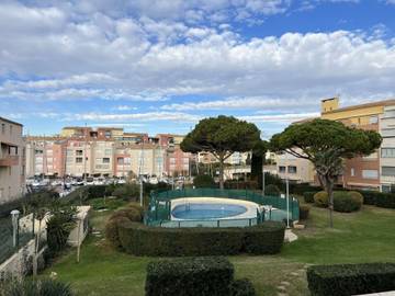 Gîte pour 6 personnes, avec terrasse et piscine, animaux acceptés dans La plagette (Cap d'Agde)