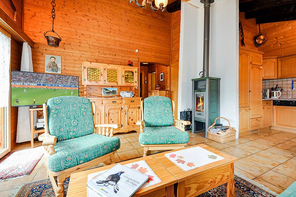 Appartement de vacances entier, Appartement de vacances pour 6 personnes avec jardin in Bürchen, Alpes valaisannes
