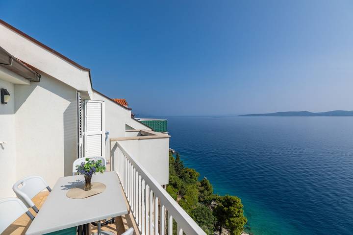 Ferienwohnung für 5 Personen, mit Balkon/Terrasse in Pisak