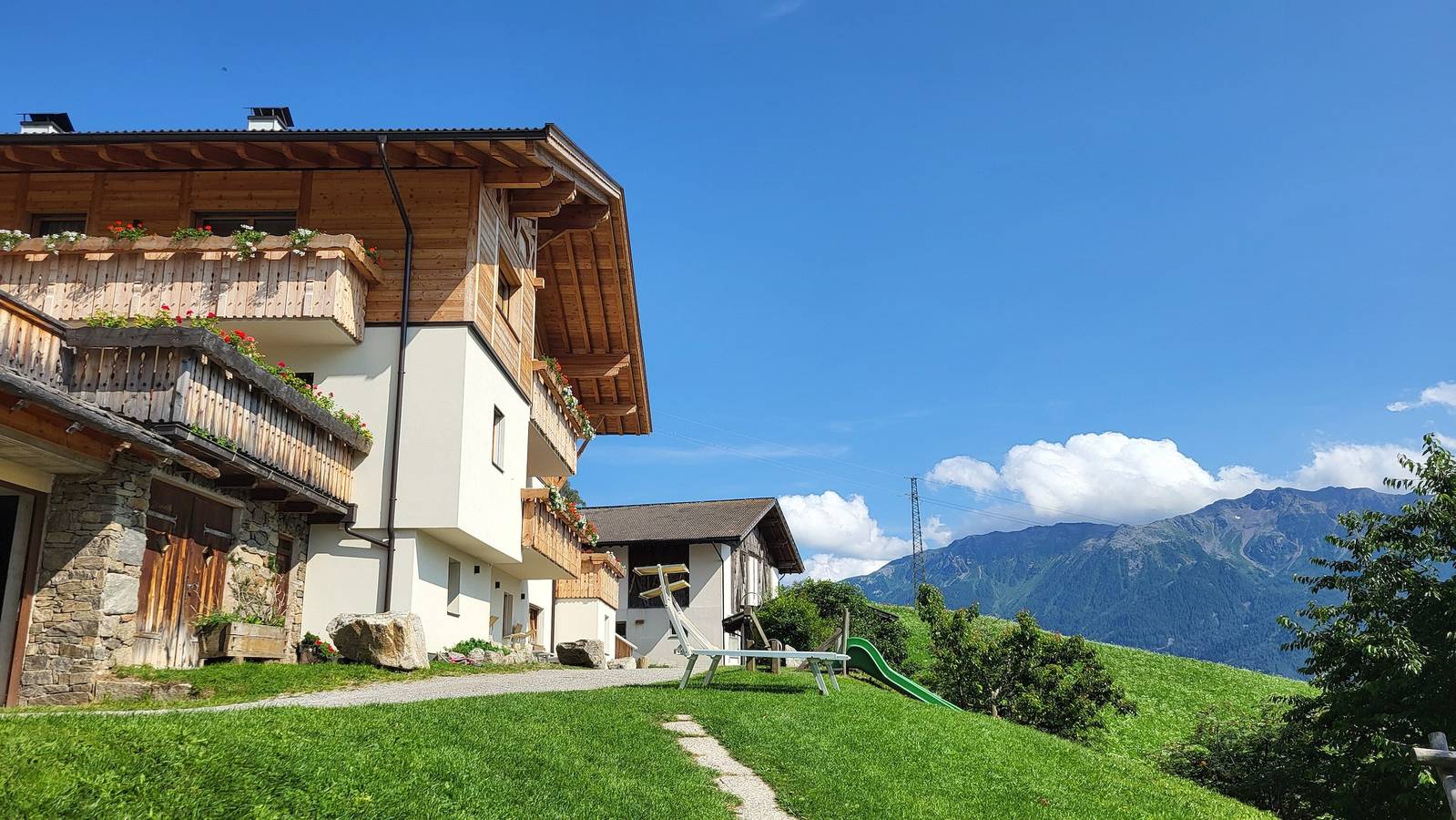 Ganze Wohnung, Apartment „Bergsteiger – Patleidhof“ mit Bergblick und privater Sauna am Balkon in Naturns, Texelgruppe