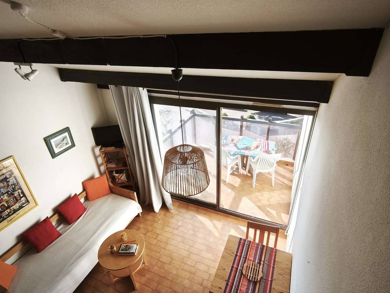Ganze Wohnung, T2 Apartment mit Zwischengeschoss, Seeblick - 5 Pers. in Le Barcarès, Côte d'Améthyste