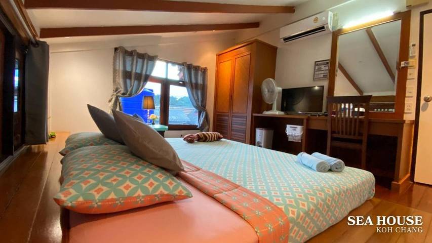 Maison d’hôte pour 2 personnes, avec terrasse et vue dans Koh Chang