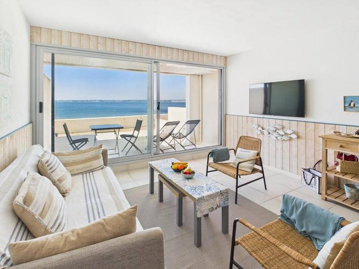 Gîte pour 4 personnes, avec vue et terrasse dans Plage Sables Blancs - 4