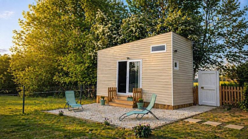 Maison de campagne pour 4 personnes, avec vue et jardin