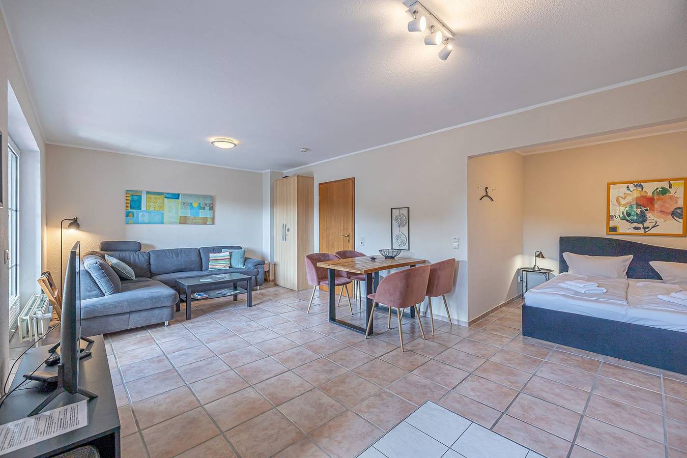 Ganze Wohnung, Fewo1846 - Fördeblick I (App. 670) / Studio-Apartment mit Balkon im Hochparterre in Wassersleben, Harrislee