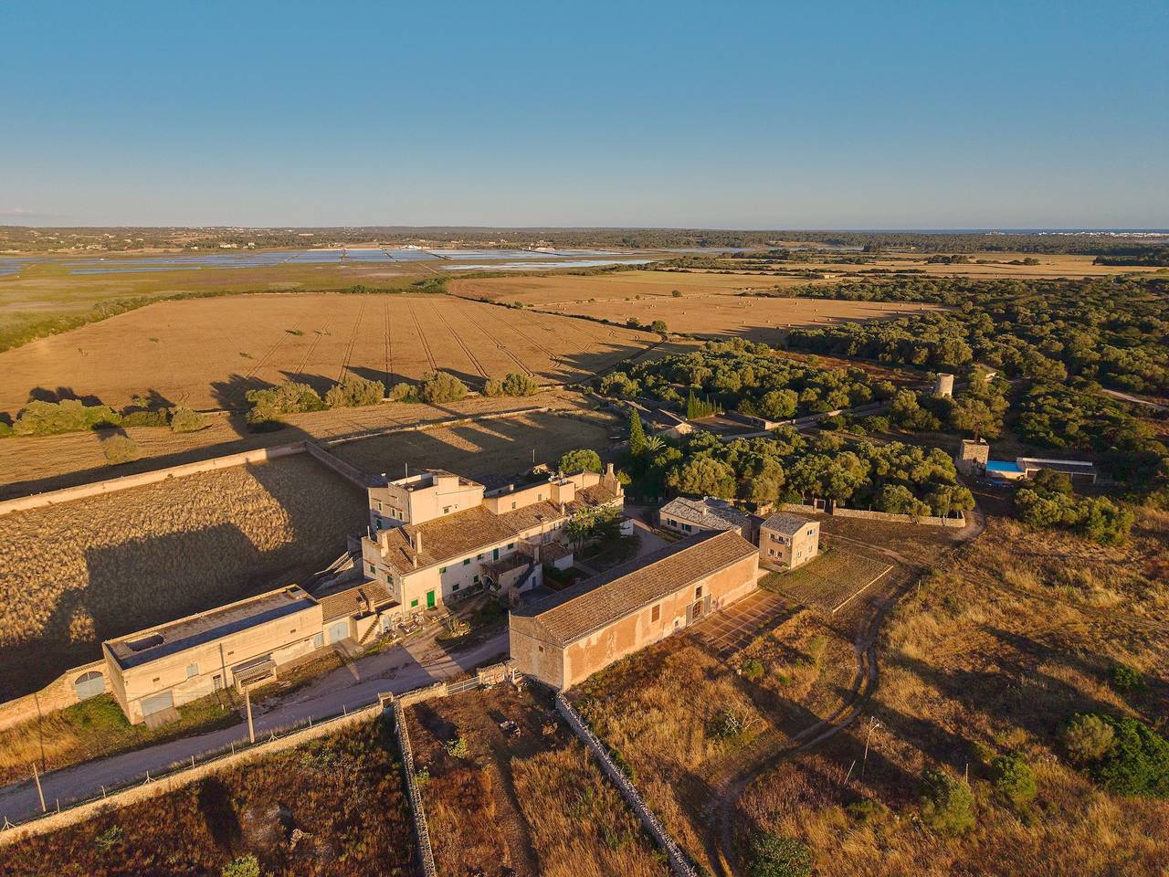 Ferienhaus „El Taller“ in Possessió Sa Barrala mit direktem Zugang zum Strand Es Trenc in Es Trenc, Campos