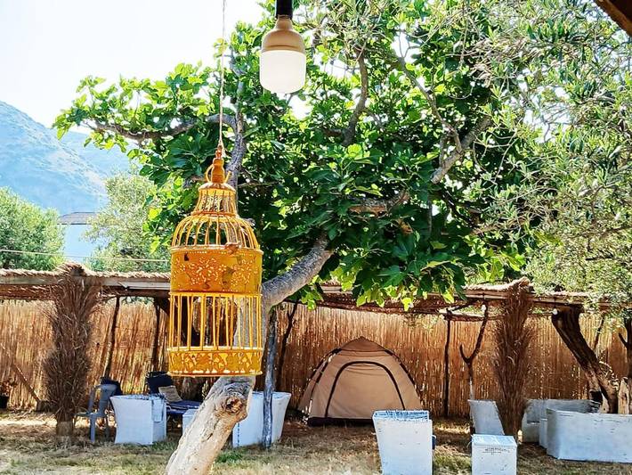 Camping pour 2 personnes, avec vue et jardin