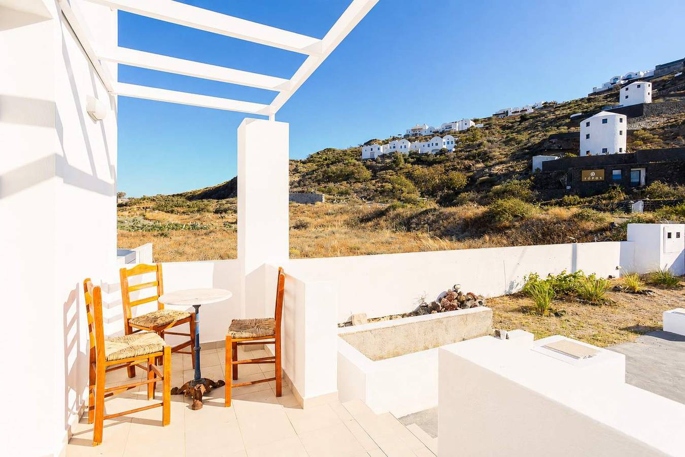 Apartamento entero, Apartamento de vacaciones para 4 personas con jardín in Santorini