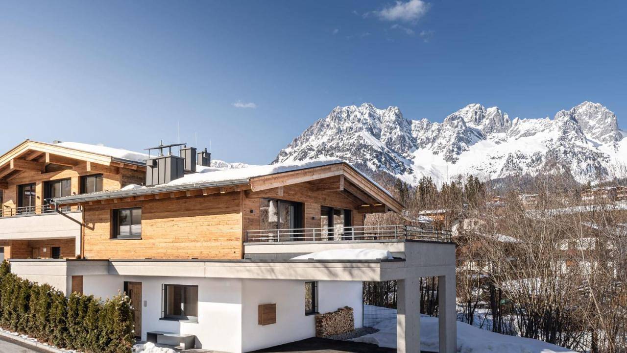 Genießen Sie Bergblick & Sauna im modernen Chalet in Going am Wilden Kaiser, Kaisergebirge