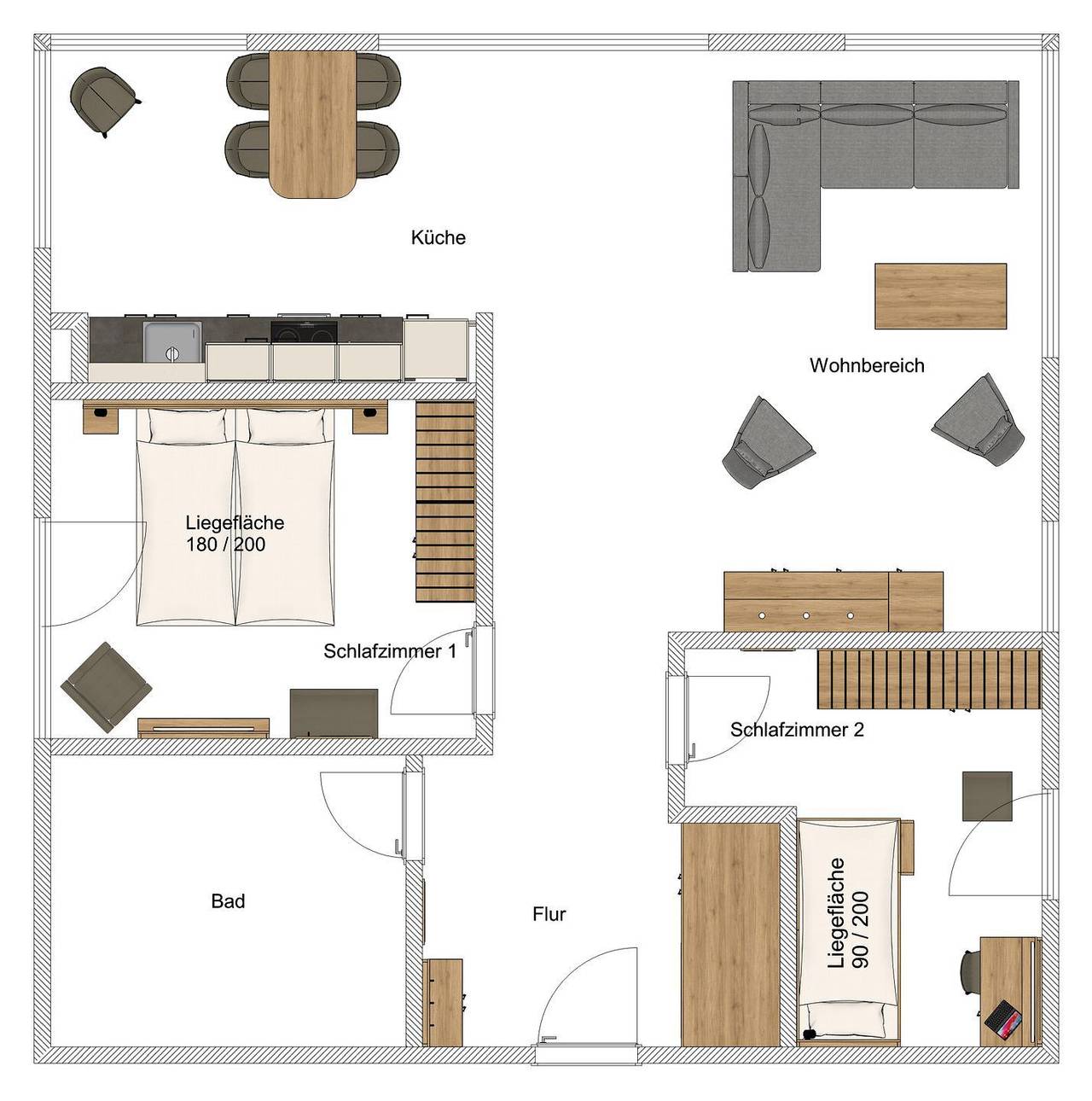 Ganze Wohnung, Moin und herzlich Willkommen im Apartment Heimersdorf ! in Varel, Metropolregion Bremen-Oldenburg