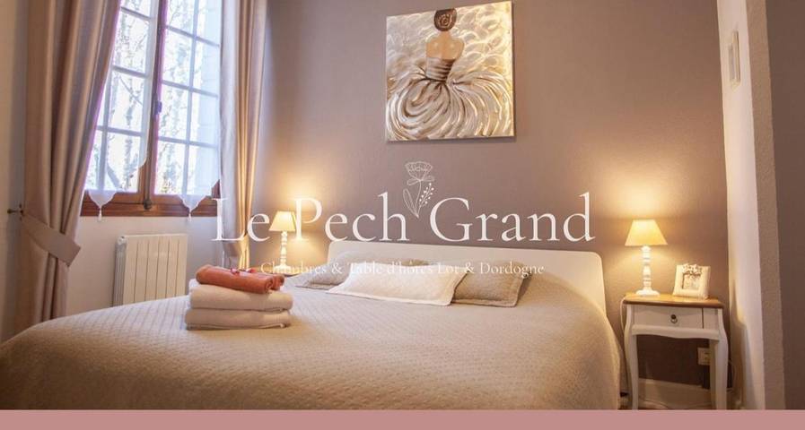 Chambre d’hôte pour 2 personnes, avec jardin ainsi que terrasse et vue à Saint-Sozy