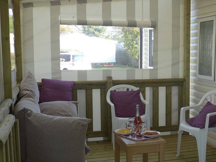 Mobil home pour 6 personnes, avec bassin pour enfant à Gastes - 3