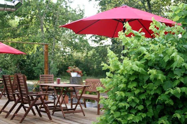 Location de vacances pour 4 personnes, avec jardin ainsi que vue et piscine, animaux acceptés à Brach - 4