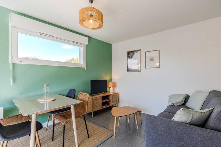 Gîte pour 4 personnes, avec balcon dans Plage De La Piste Capbreton - 4