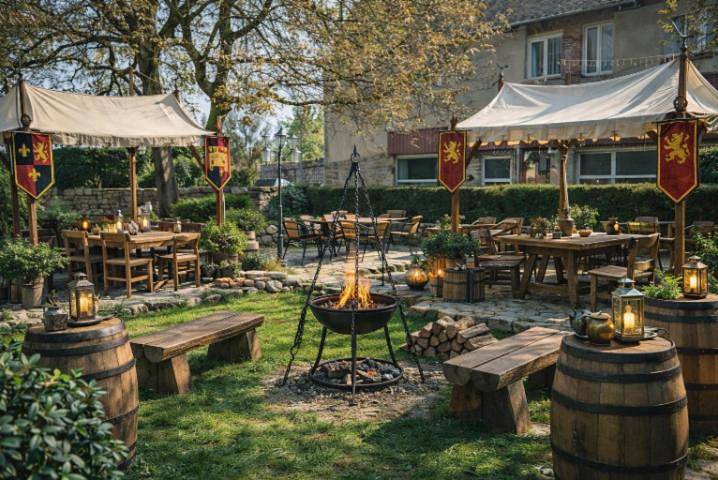 Hôtel pour 2 personnes, avec jardin et vue, animaux acceptés à Moncontour - 3