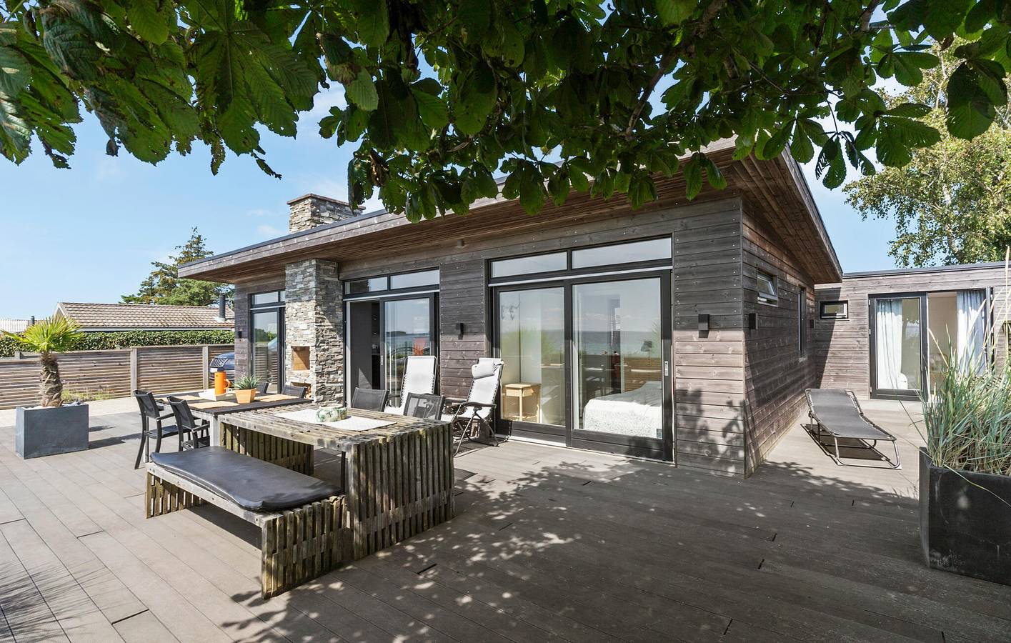Feriehus for 8 personer med have in Følle Strand, Syddjursland