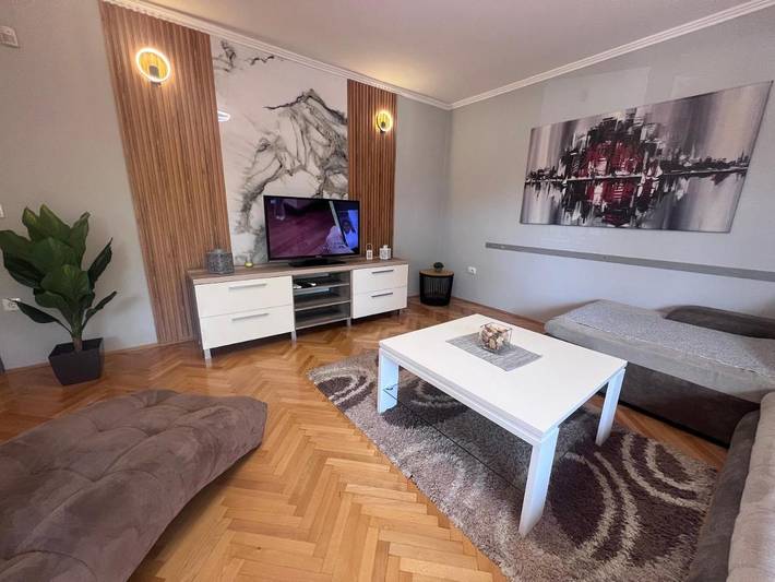 Appartement de vacances pour 6 personnes, avec Balcon et Terrasse ainsi que Jardin et Vue
