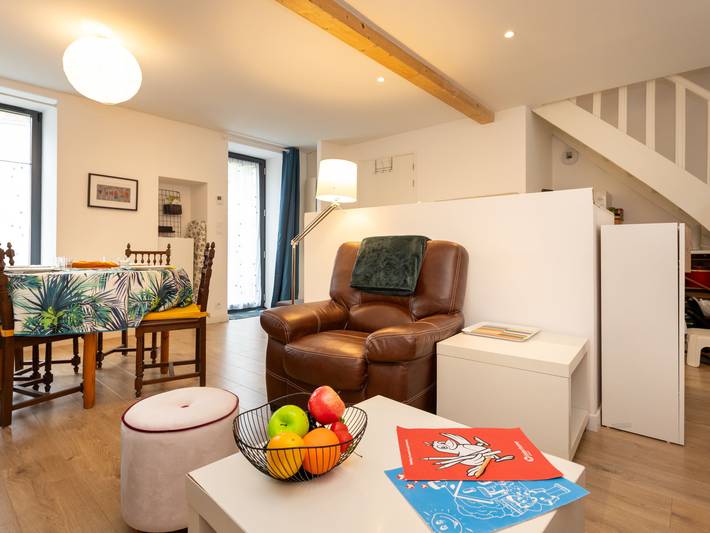 Location de vacances pour 4 personnes, avec terrasse et jardin à Le Vivier-sur-Mer - 3