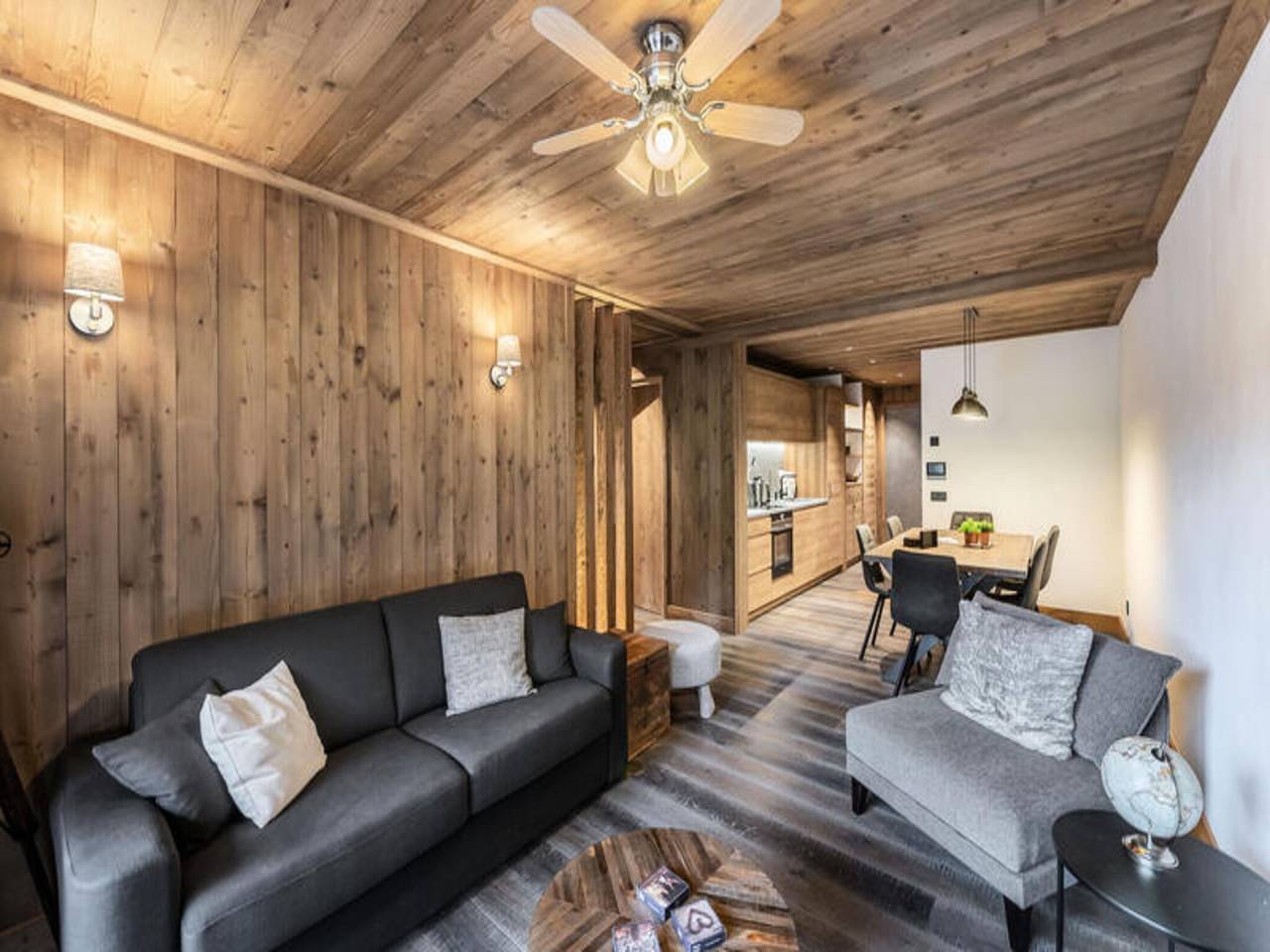 Ganze Wohnung, Residenz Marmottons für 5 Personen in Le Praz, Saint-Bon-Tarentaise