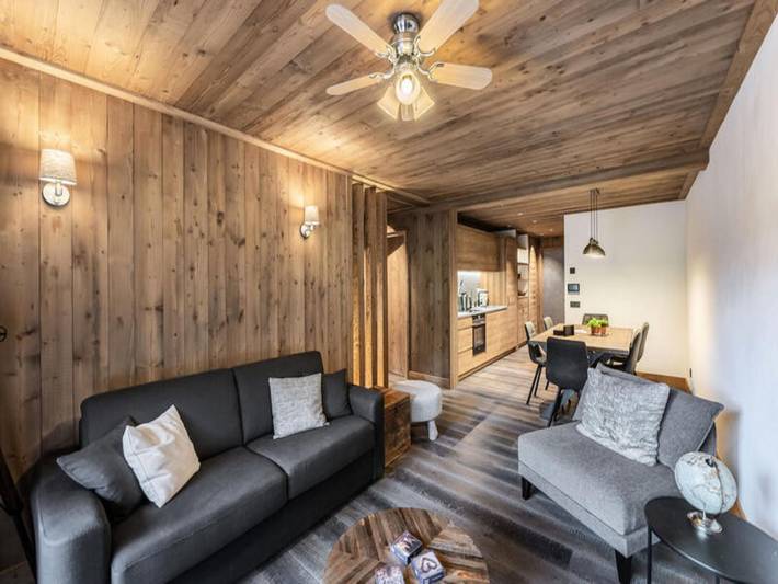 Gîte pour 5 personnes, avec balcon dans Courchevel 1300 (Le Praz) - 2