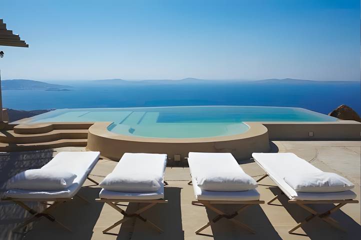 Ferienhaus für 14 Personen, mit Balkon auf Mykonos