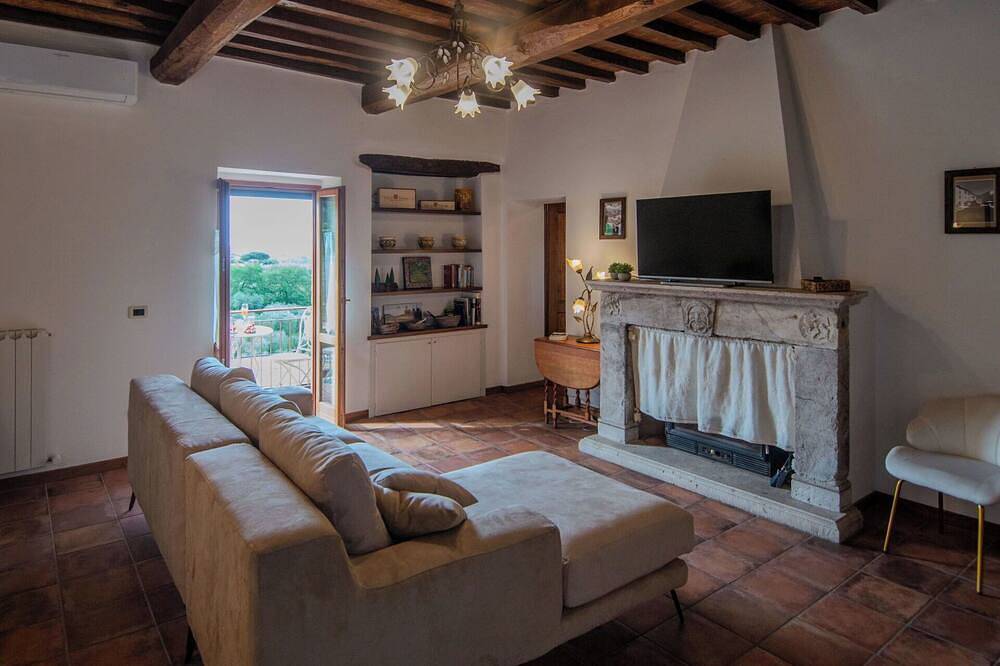 Maison de vacances privée avec piscine privée, climatisation, Wifi, Tv, patio, animaux admis in Panicale, Lac Trasimène