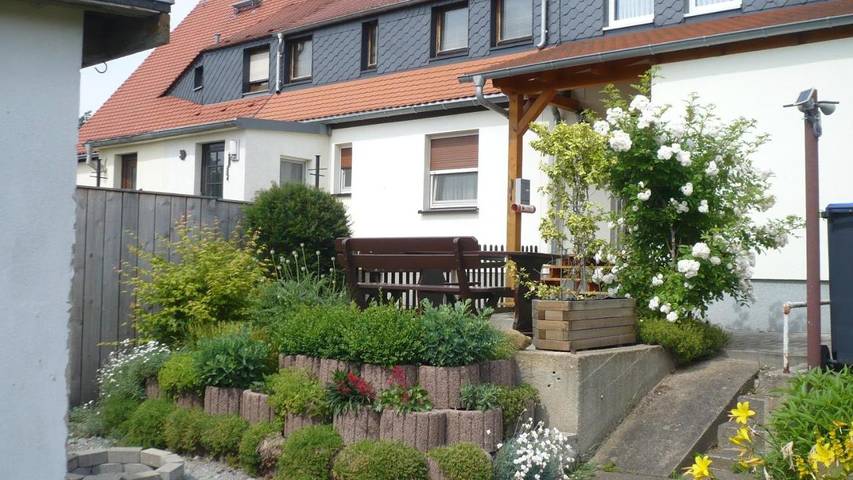 Apartament wakacyjny dla 4 osób, z Taras i Ogród oraz Widok w Budziszyn