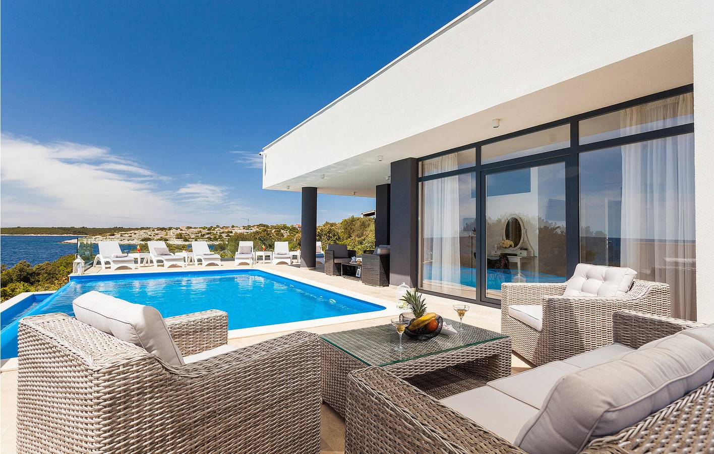 Ferienhaus für 6 Personen mit Terrasse in Vela Luka, Korcula