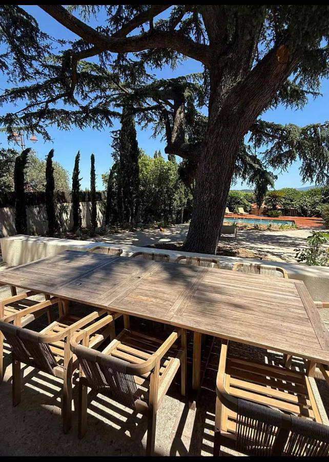 Location de vacances pour 10 personnes, avec Terrasse ainsi que Jardin et Piscine à Tresserre - 4
